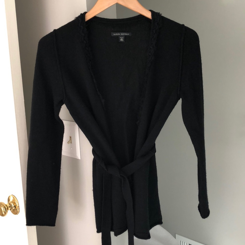 Banana republic wool wrap cardigan
